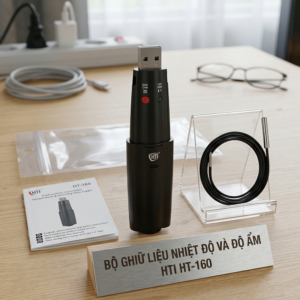 Bộ Ghi Dữ Liệu Nhiệt Độ Và Độ Ẩm HTI HT-160 8 Bộ Ghi Dữ Liệu Nhiệt Độ Và Độ Ẩm HTI HT-160
