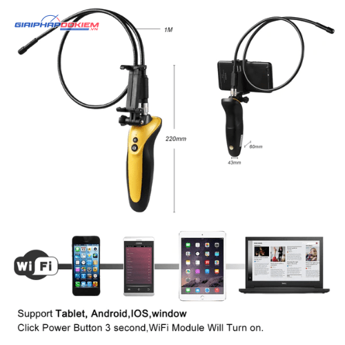 Camera Nội Soi WI-FI HTI HT-669 7 Camera Nội Soi WI-FI HTI HT-669