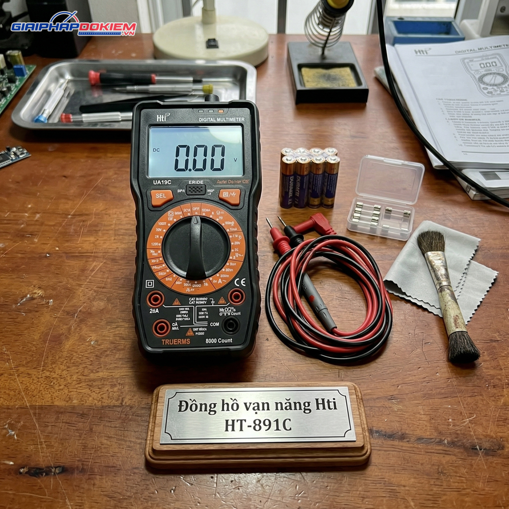 Đồng Hồ Vạn Năng HTI HT-891C 5 Đồng Hồ Vạn Năng HTI HT-891C