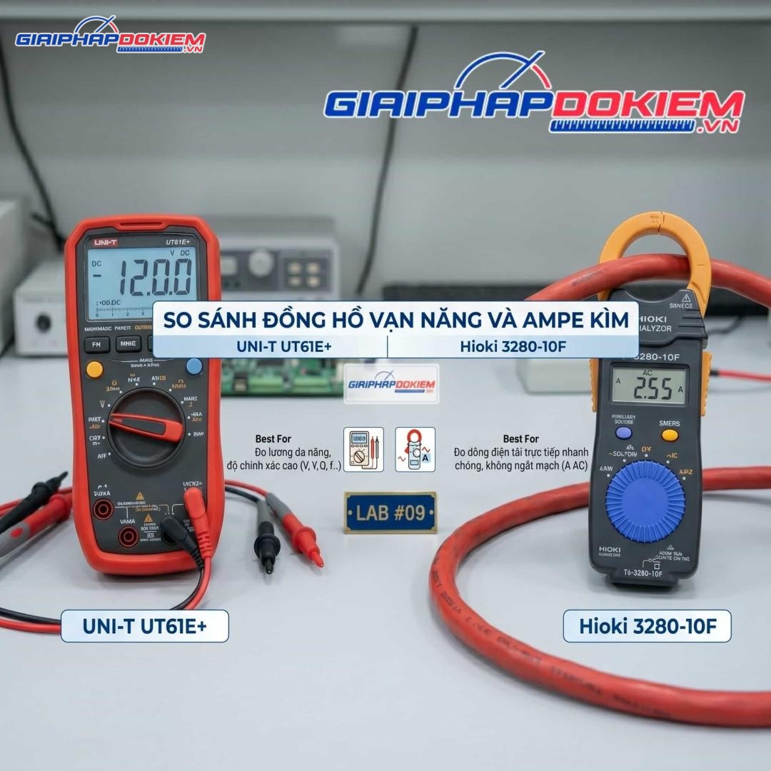 So sánh đồng hồ vạn năng số và kim