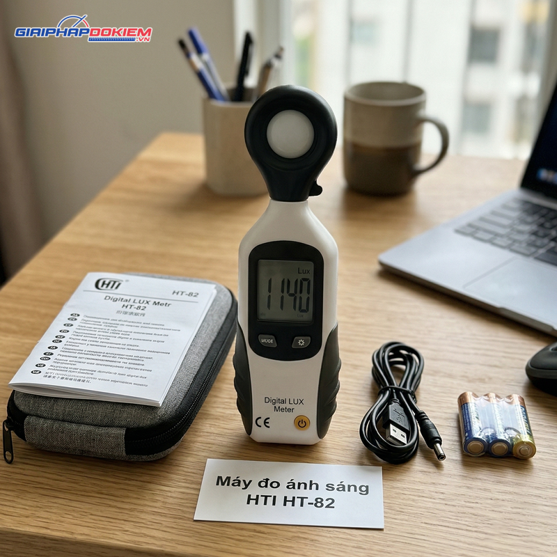 Máy Đo Ánh Sáng HTI HT-82 7 Máy Đo Ánh Sáng HTI HT-82