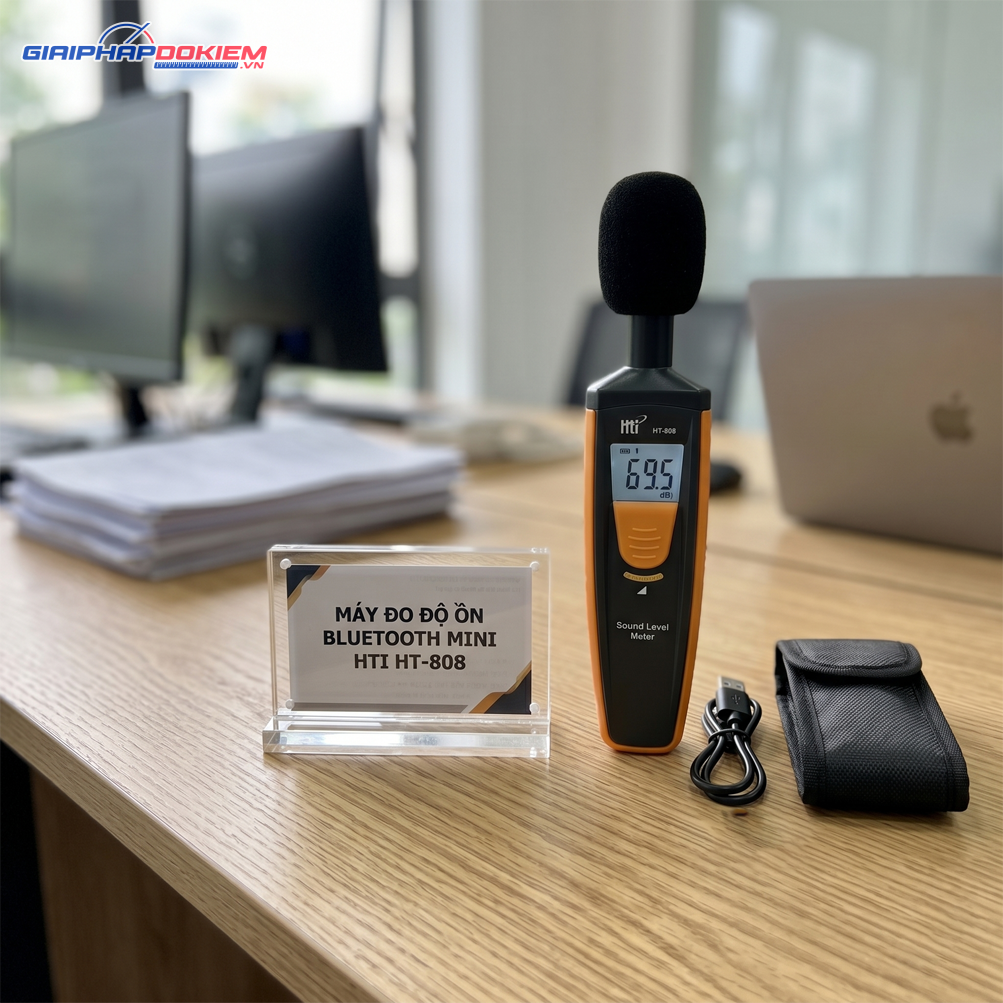 Máy Đo Độ Ồn Bluetooth Mini HTI HT-808 10 may do do on bluetooth mini hti ht 808 gemini generated image 191oc5191oc5191o yoja
