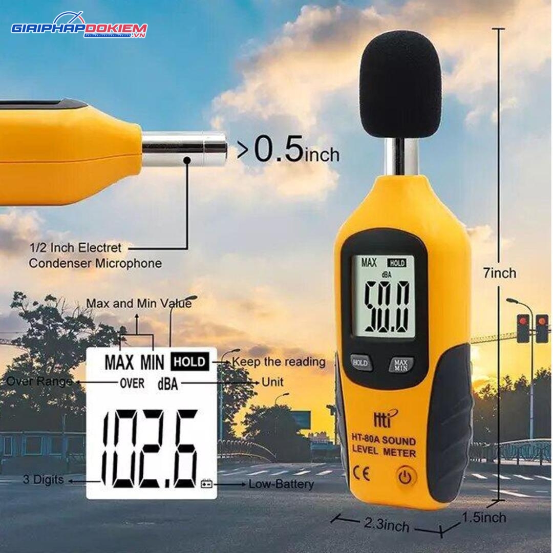 Máy Đo Độ Ồn HTI HT-80A 10 Máy Đo Độ Ồn HTI HT-80A