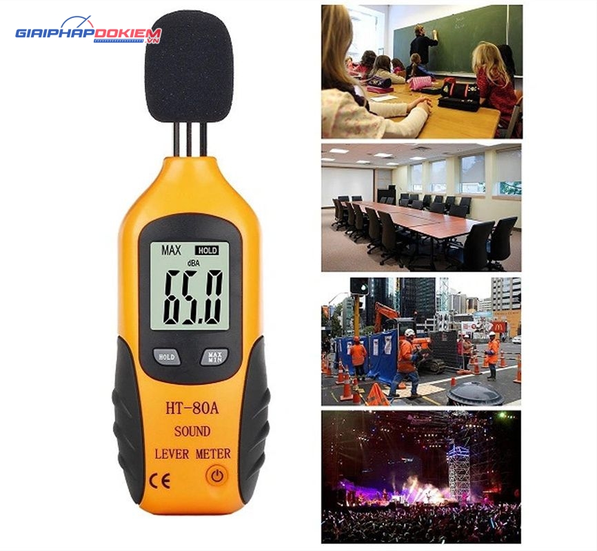 Máy Đo Độ Ồn HTI HT-80A 19 may do do on hti ht 80a may do cuong do am thanh ht 80a ra6b