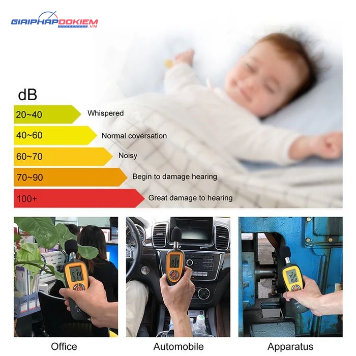 Máy Đo Độ Ồn HTI HT-90A 12 Máy Đo Độ Ồn HTI HT-90A