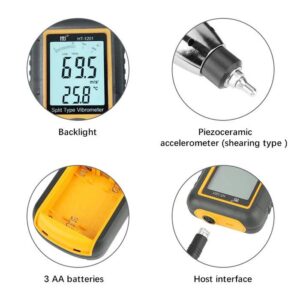 Máy Đo Độ Rung HTI HT-1201 15 Máy Đo Độ Rung HTI HT-1201