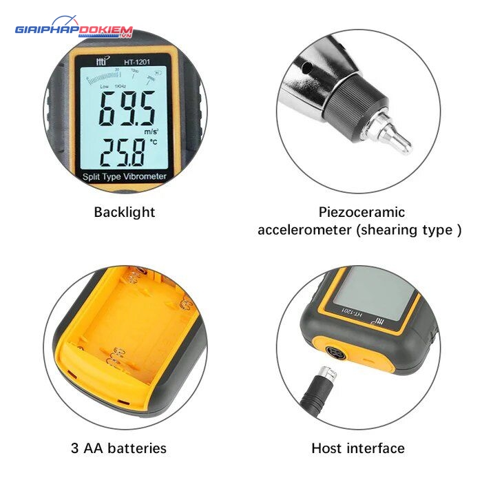 Máy Đo Độ Rung HTI HT-1201 9 Máy Đo Độ Rung HTI HT-1201