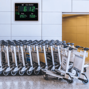 Máy Đo Khí Co2 Treo Tường HTI HT-2008