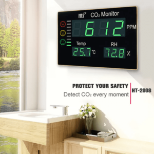 Máy Đo Khí Co2 Treo Tường HTI HT-2008