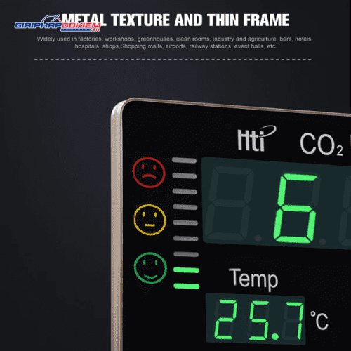 Máy Đo Khí Co2 Treo Tường HTI HT-2008 6 Máy Đo Khí Co2 Treo Tường HTI HT-2008