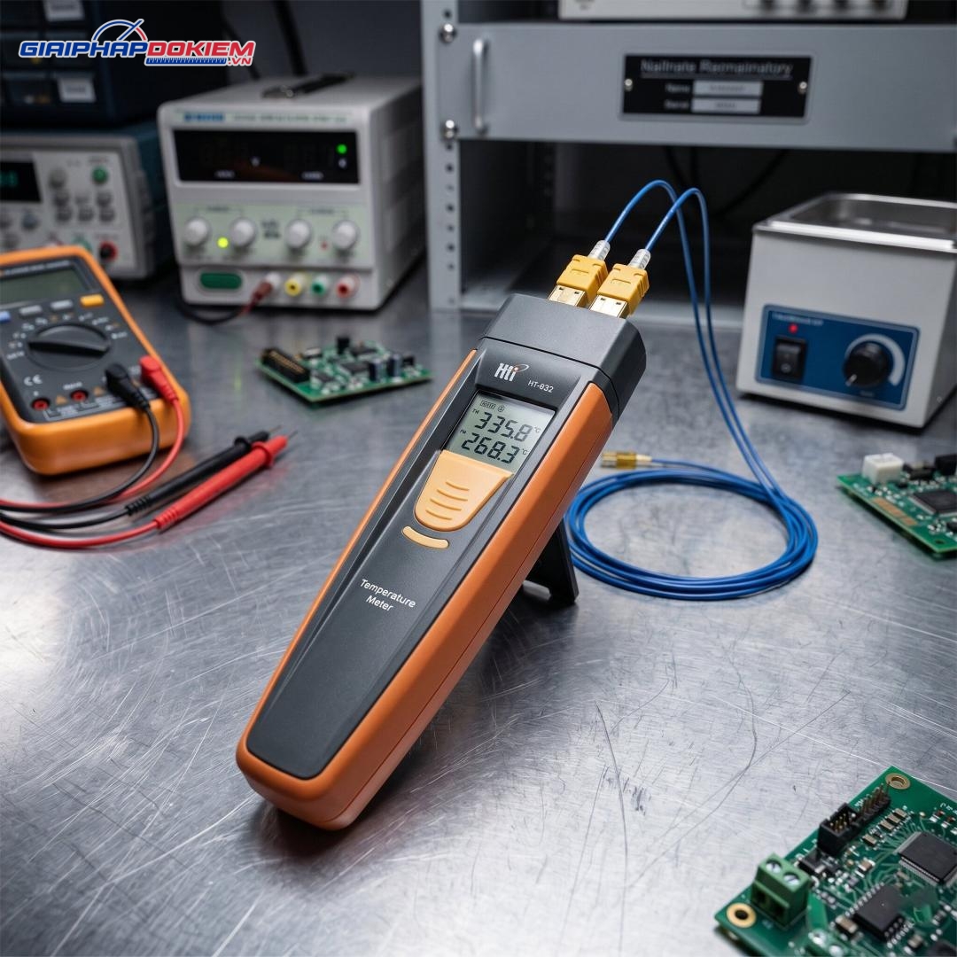 Máy đo nhiệt độ Bluetooth HTI HT-802 5 Máy đo nhiệt độ Bluetooth HTI HT-802