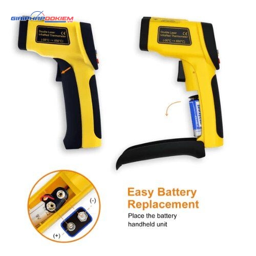 Máy đo nhiệt độ hồng ngoại bằng tia laser kép HTI HT-817/818/819 6 Máy đo nhiệt độ hồng ngoại bằng tia laser kép HTI HT-817/818/819