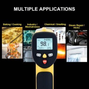 Máy đo nhiệt độ hồng ngoại bằng tia laser kép HTI HT-817/818/819 11 Máy đo nhiệt độ hồng ngoại bằng tia laser kép HTI HT-817/818/819