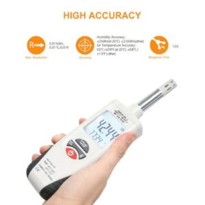 Máy đo nhiệt độ và độ ẩm Hti HT-350 (Độ chính xác cao, màn hình LCD lớn) 13 Máy đo nhiệt độ và độ ẩm Hti HT-350 (Độ chính xác cao, màn hình LCD lớn)
