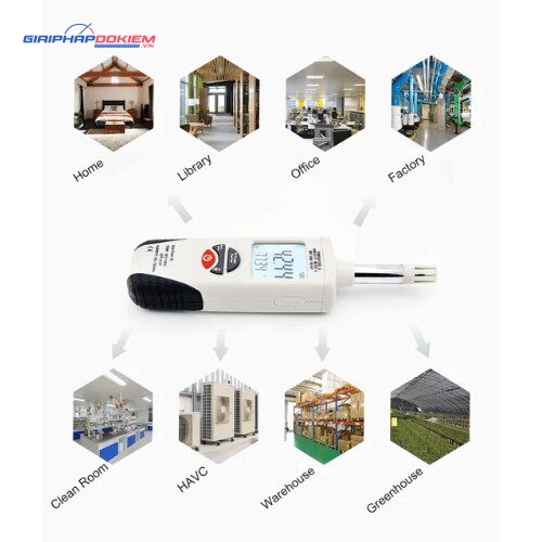 Máy đo nhiệt độ và độ ẩm Hti HT-350 (Độ chính xác cao, màn hình LCD lớn) 6 Máy đo nhiệt độ và độ ẩm Hti HT-350 (Độ chính xác cao, màn hình LCD lớn)