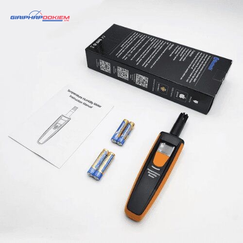 Máy đo nhiệt độ và độ ẩm HTI HT-801 6 Máy đo nhiệt độ và độ ẩm HTI HT-801