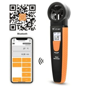 Máy đo tốc độ gió Bluetooth HTI HT-807 23 Máy đo tốc độ gió Bluetooth HTI HT-807