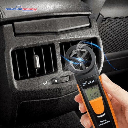 Máy đo tốc độ gió Bluetooth HTI HT-807 5 Máy đo tốc độ gió Bluetooth HTI HT-807