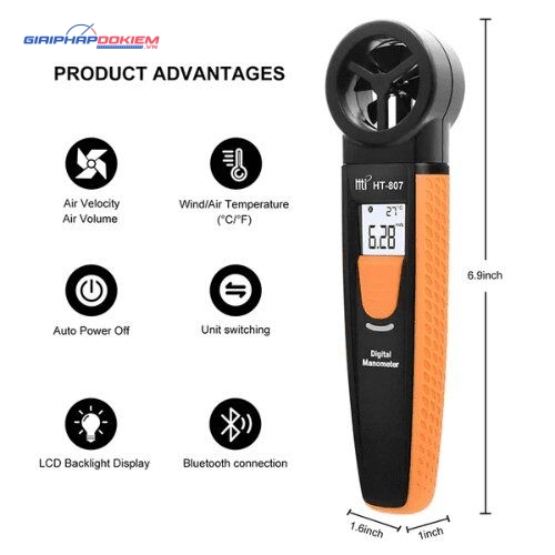 Máy đo tốc độ gió Bluetooth HTI HT-807 10 Máy đo tốc độ gió Bluetooth HTI HT-807