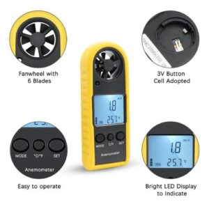 Máy đo tốc độ gió cầm tay HTI HT-383