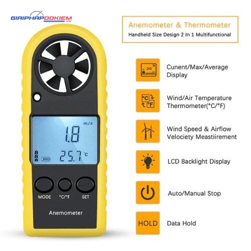 Máy đo tốc độ gió cầm tay HTI HT-383 9 Máy đo tốc độ gió cầm tay HTI HT-383