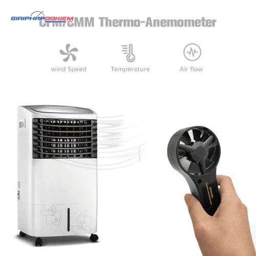 Máy đo tộc độ gió CFM / CMM HTI HT-9819 8 Máy đo tộc độ gió CFM / CMM HTI HT-9819