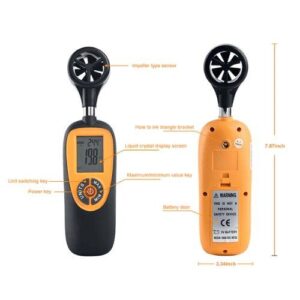 Máy đo tốc độ gió kỹ thuật số HTI HT-91