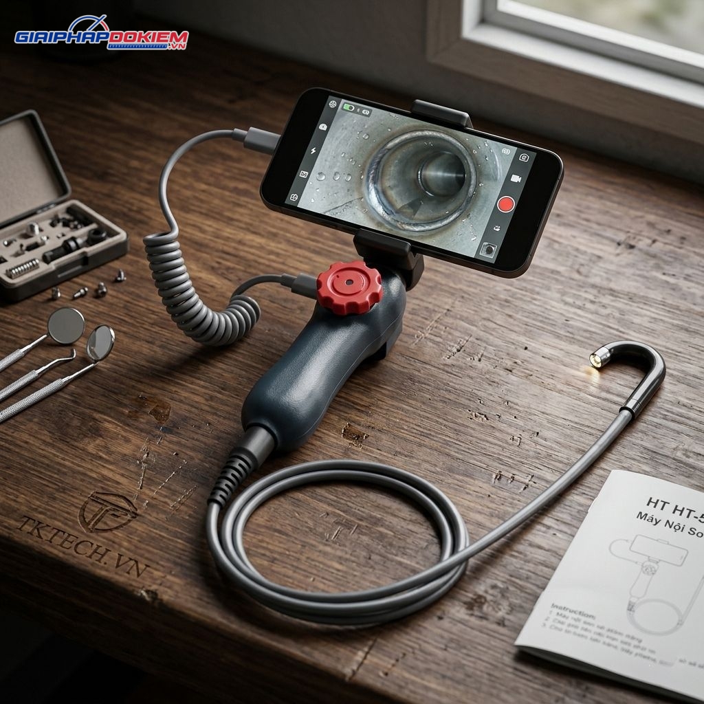 Máy nội soi kết nối điện thoại HTI HT-570 4 Máy nội soi kết nối điện thoại HTI HT-570