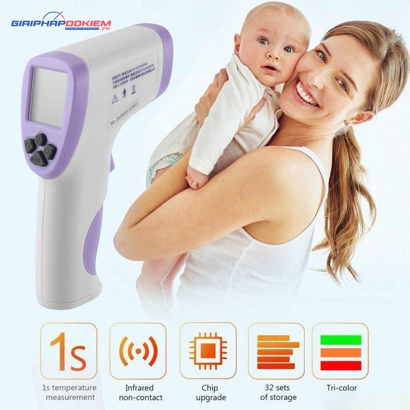 Nhiệt kế điện tử đo trán Hti HT-820D (32 ~ 43 ℃) 5 Nhiệt kế điện tử đo trán Hti HT-820D (32 ~ 43 ℃)