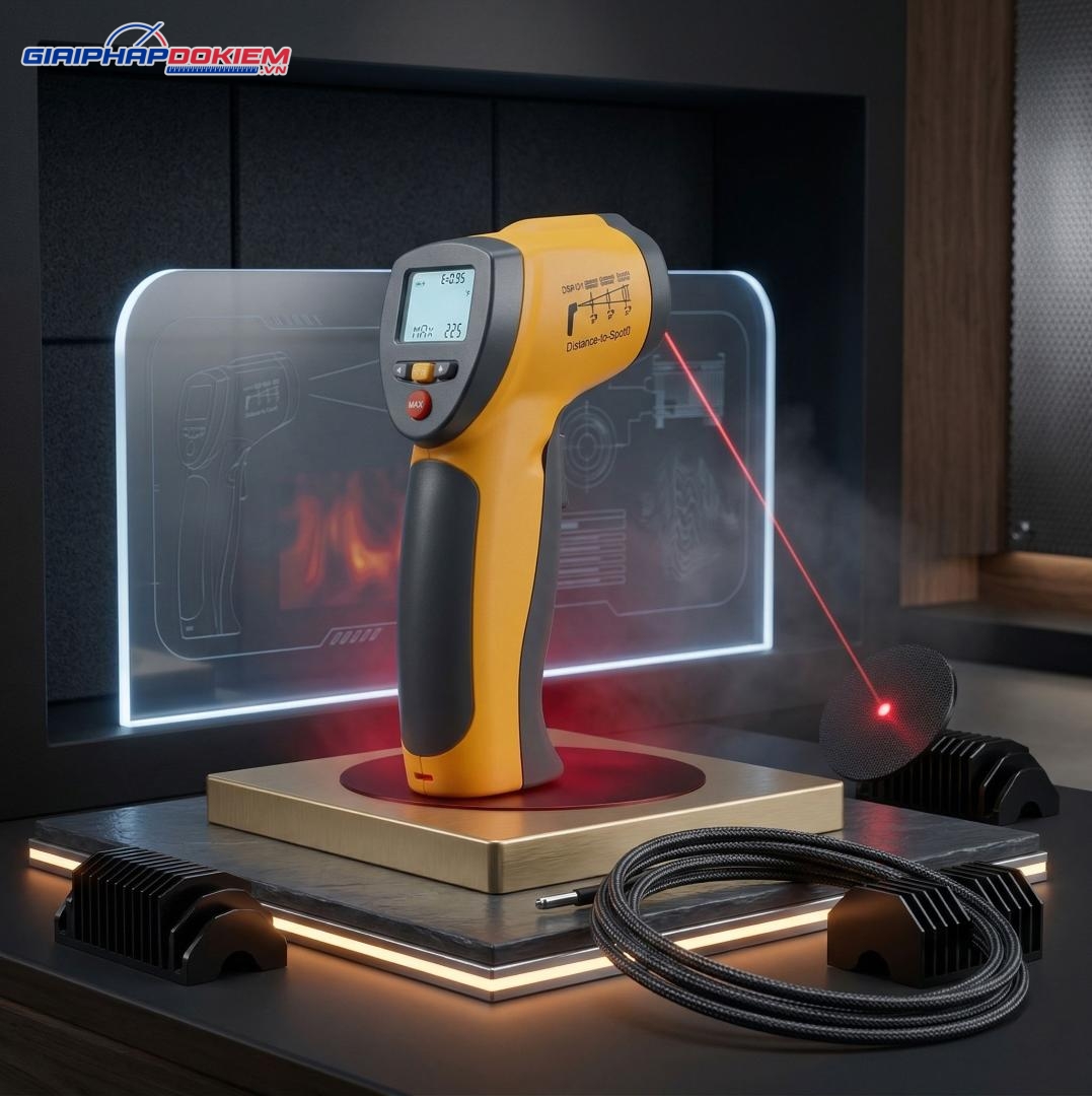Súng đo nhiệt độ không tiếp xúc Hti HT-88A/88C 10 sung do nhiet do khong tiep xuc hti ht 88a88c sung ban nhiet do 1 9l1f