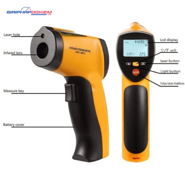Súng đo nhiệt độ không tiếp xúc Hti HT-88A/88C 4 Súng đo nhiệt độ không tiếp xúc Hti HT-88A/88C