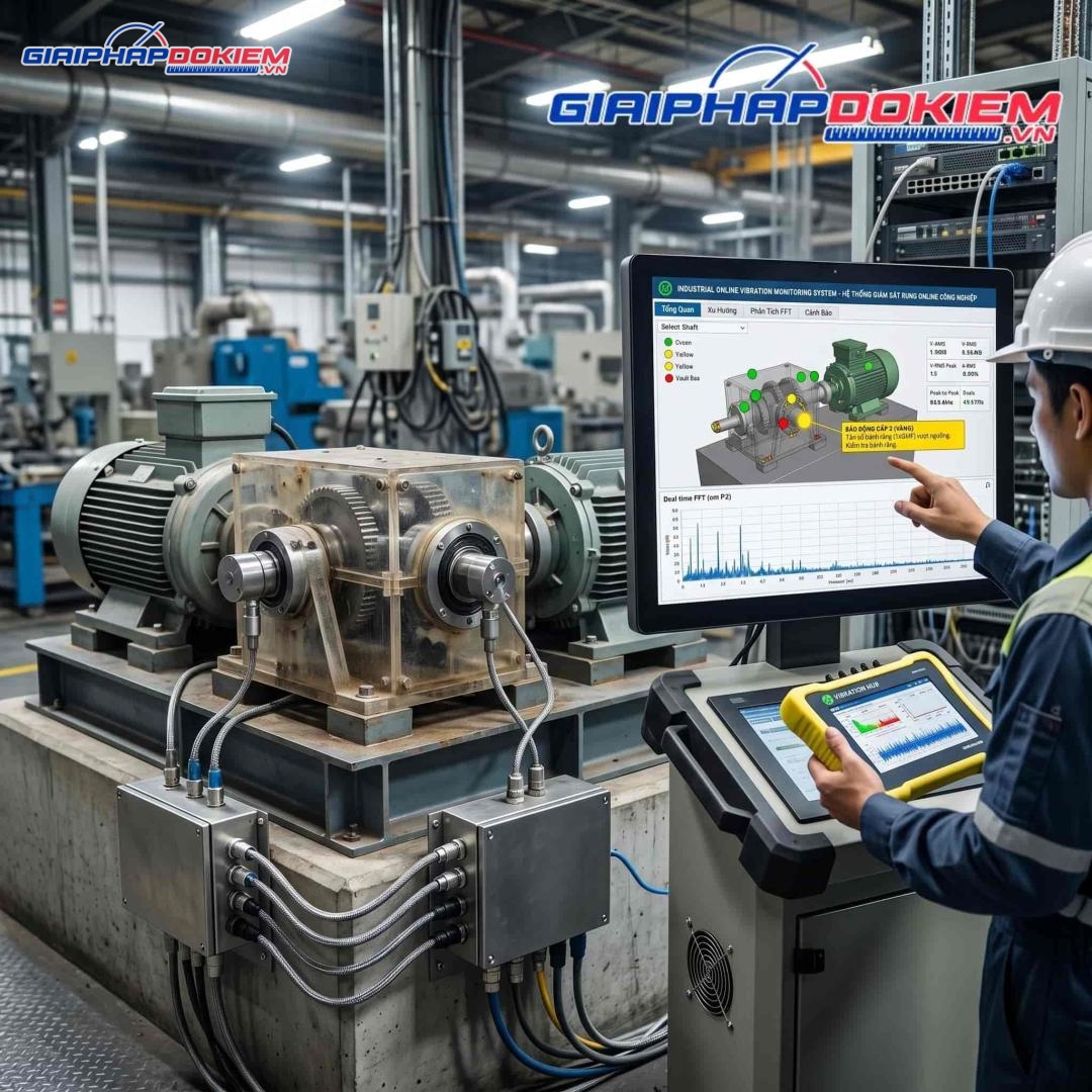 Hệ thống giám sát rung online