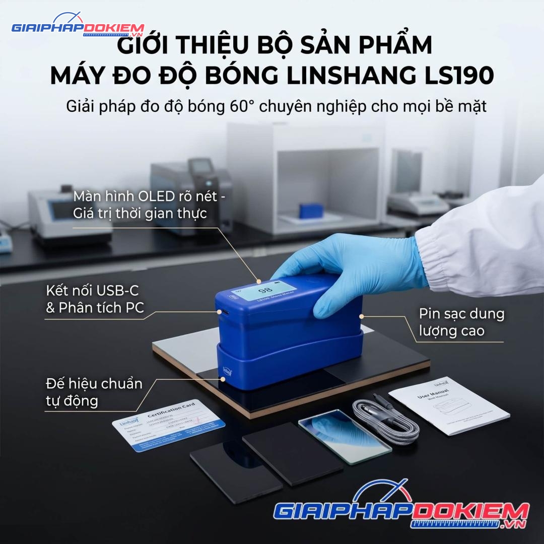 Máy đo độ bóng Linshang LS190