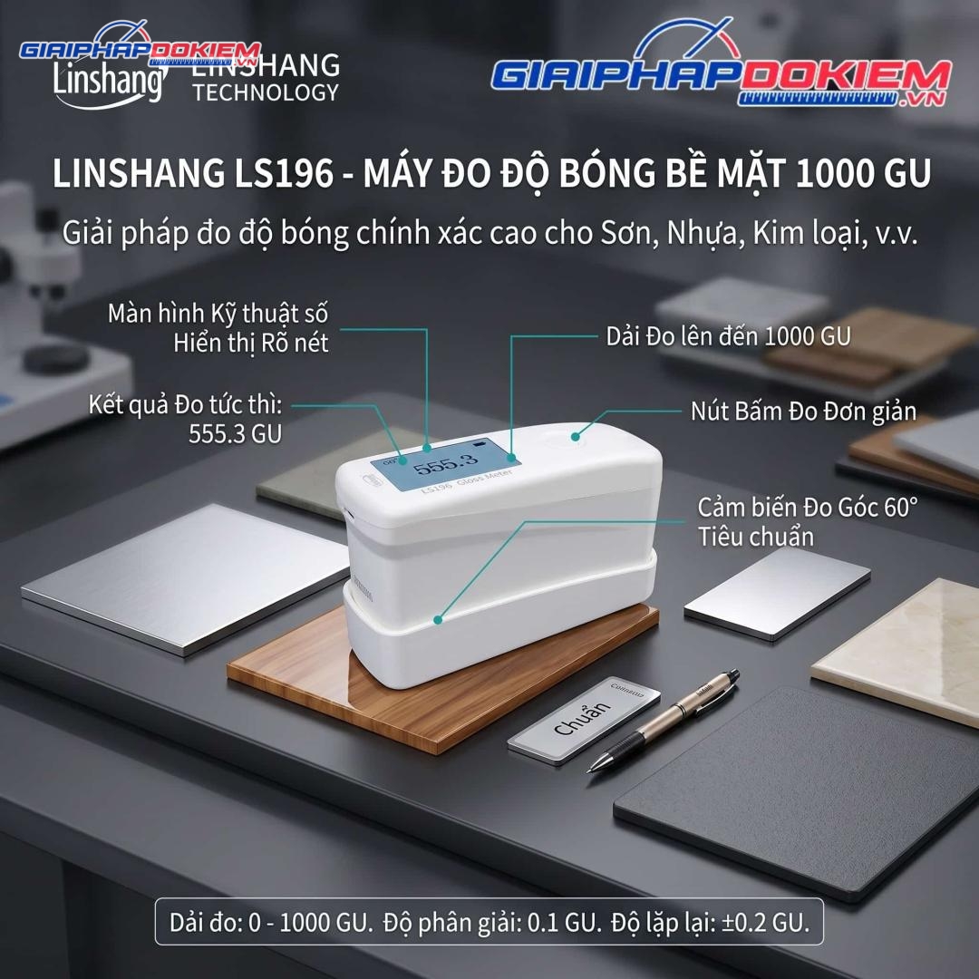 Máy đo độ bóng Linshang LS196