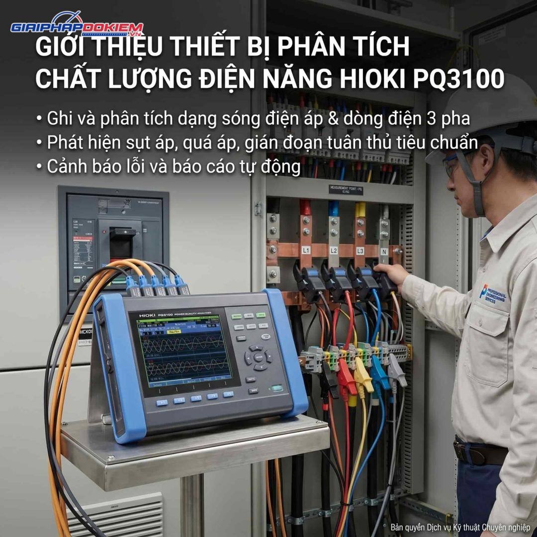 Thiết bị ghi và phân tích chất lượng điện năng