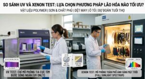 So Sánh UV Và Xenon Test Khác Nhau Như Thế Nào? Cách Lựa Chọn 13 So sánh UV và Xenon Test chi tiết, đầy đủ nhất