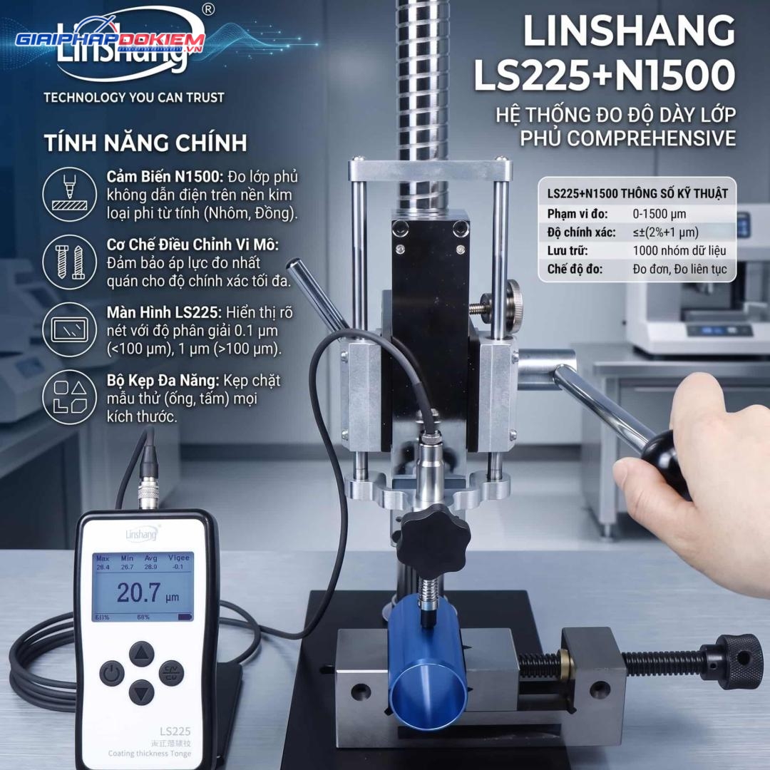Máy đo độ dày Linshang LS225+N1500