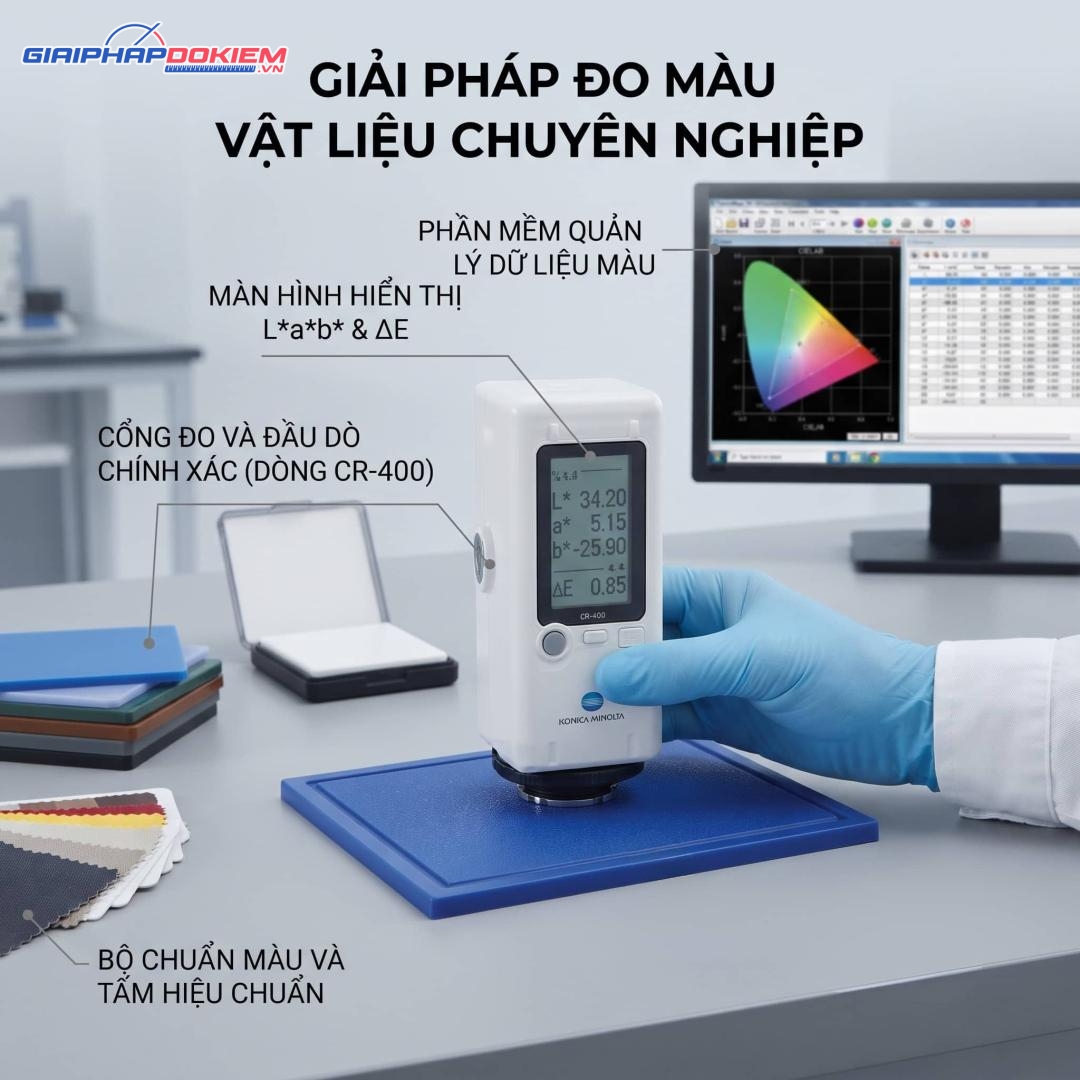 Phương Pháp Đo Màu Vật Liệu: Quy Trình, Thiết Bị Và Cách Lựa Chọn 8 Phương pháp đo màu vật liệu