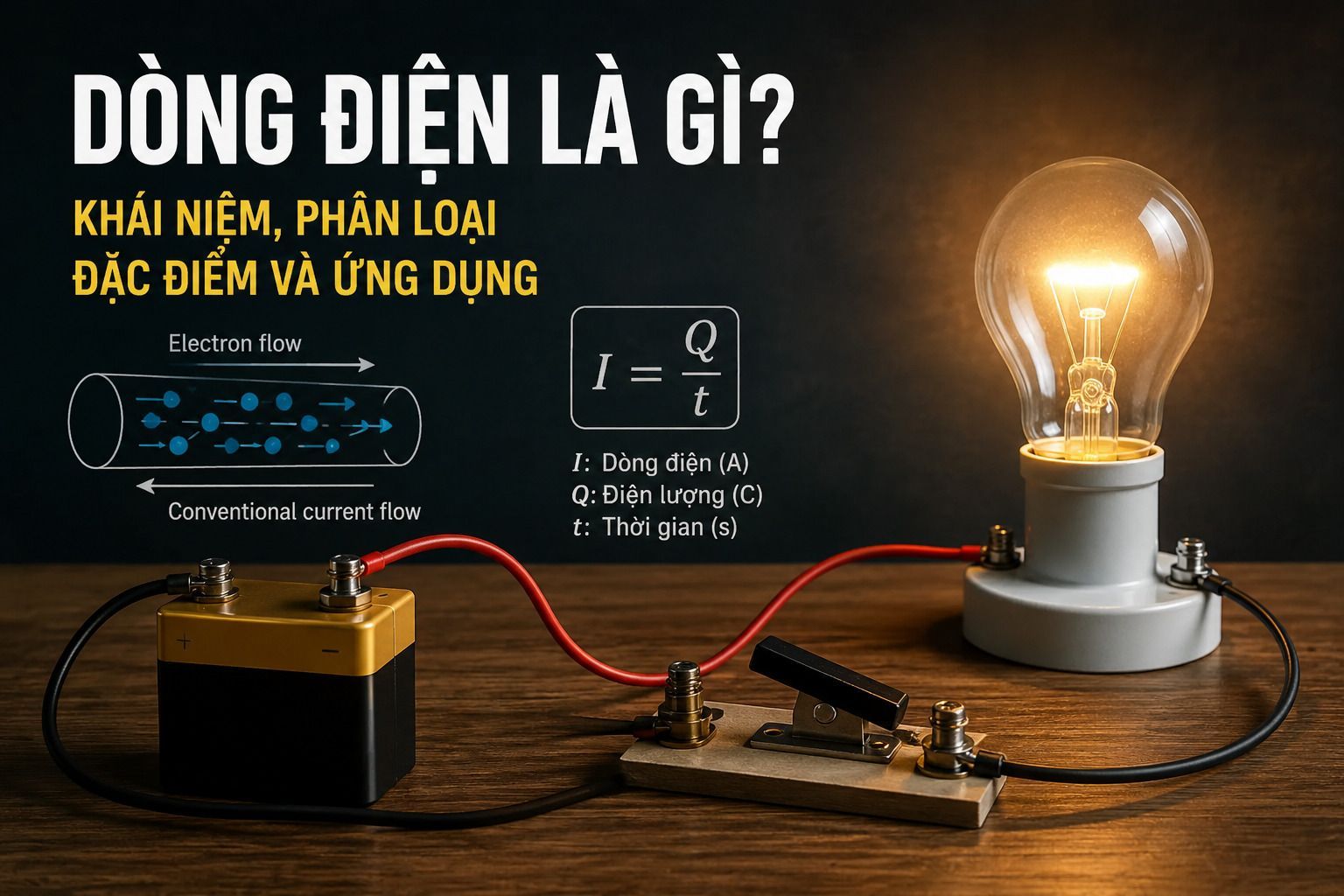 Dòng Điện Là Gì? Đặc Điểm, Phân Loại, Tác Dụng Và Cách Đo 8 Giới thiệu về dòng điện là gì?