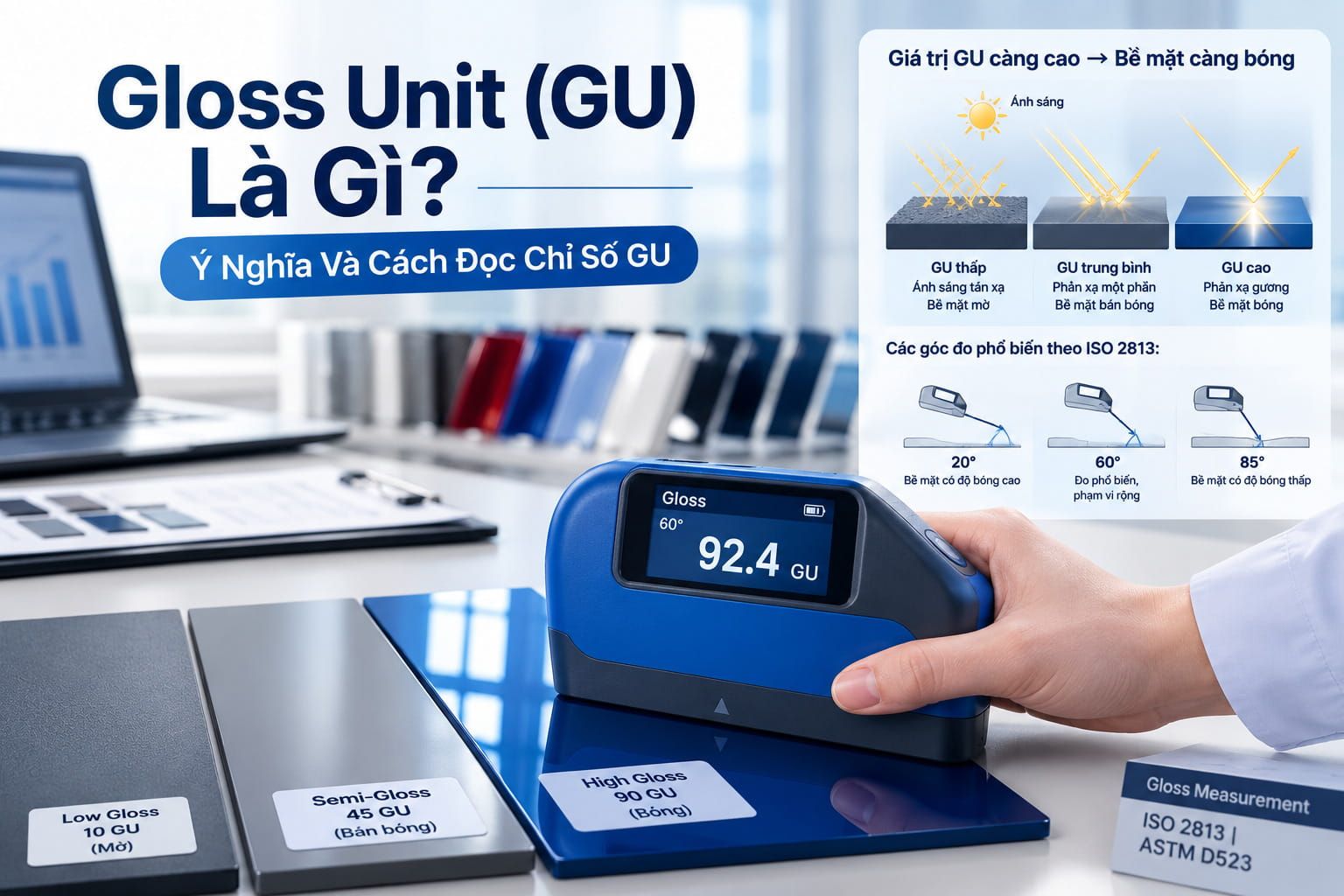 Gloss Unit (GU) Là Gì? Ý Nghĩa Và Cách Đọc Chỉ Số GU 7 Giới thiệu Gloss Unit (GU) là gì?