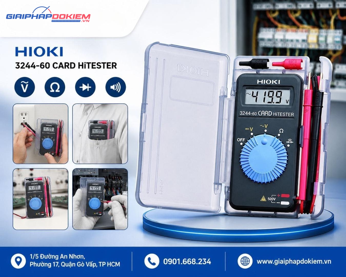 Top 10 Đồng Hồ Vạn Năng Mini Thông Dụng Nhất Kèm Báo Giá 25 Đồng hồ vạn năng mini Hioki 3244-60