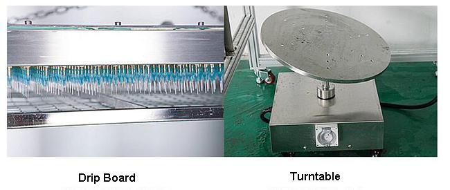 Thiết bị thử nghiệm IP IEC60529 dạng hộp nhỏ giọt gắn tường cho thiết bị điện tử 12 IEC60529 IP Testing Equipment Wall Mounting Type Drip Box For Electronics 0