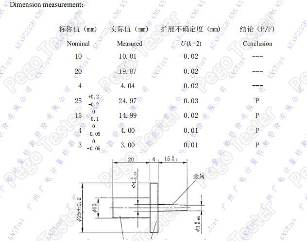 Đầu dò thử nghiệm tiếp xúc hình nón ngắn IEC61032 Φ3~4 dài 15 9 Accessability Probe Type Short Taper Conical Test Pin Φ3~4-Length 15 IEC61032 1