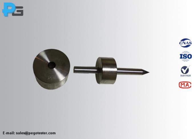Kim thử nghiệm thép tôi cứng bán kính R0.25 lực 30N chuẩn IEC60335-1 Clause 21.2 7 Hardened Steel Test Pin with Tip Radius R0.25 30N Force Conforms To IEC60335-1 Clause 21.2 0