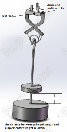 Mechanical SUS304 Withdrawal Force Testing Equipment IEC60884-1 0