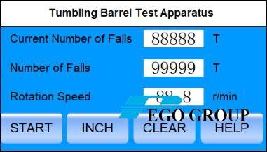 IEC60320-1 Free Fall Test Rotating Barrel with 5R/m Rotating Speed for Testing Connector and Plug Connector 1