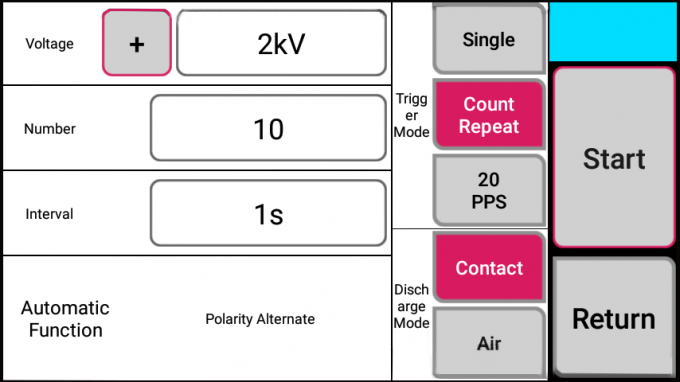 Máy mô phỏng phóng tĩnh điện ESD 30KV chuẩn IEC61000-4-2 kiểm tra EMC 7 Máy mô phỏng phóng tĩnh điện ESD 30KV chuẩn IEC61000-4-2 kiểm tra EMC