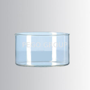 Bình thủy tinh Borosilicate hình trụ IEC60335-11 190×90mm cho lò vi sóng