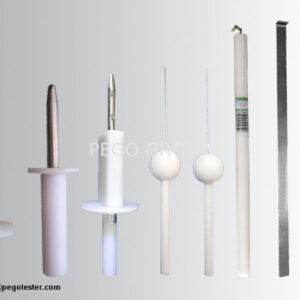 Bộ đầu dò ngón tay thử nghiệm IEC60065 gồm que thử B/C/D 18/19/13 và móc thử 5 Bộ đầu dò ngón tay thử nghiệm IEC60065 gồm que thử B/C/D 18/19/13 và móc thử