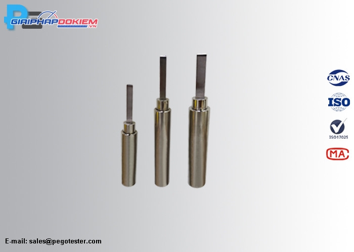 Chốt thử nghiệm lực rút kiểm tra tiếp điểm ổ cắm AS/NZS3112 Figure 3.10 4 Chốt thử nghiệm lực rút kiểm tra tiếp điểm ổ cắm AS/NZS3112 Figure 3.10